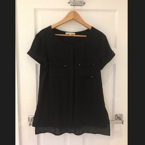 Silk Black t-Shirt